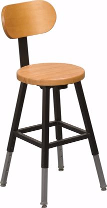 Picture of LAB STOOL BACK (Black) (1/carton)