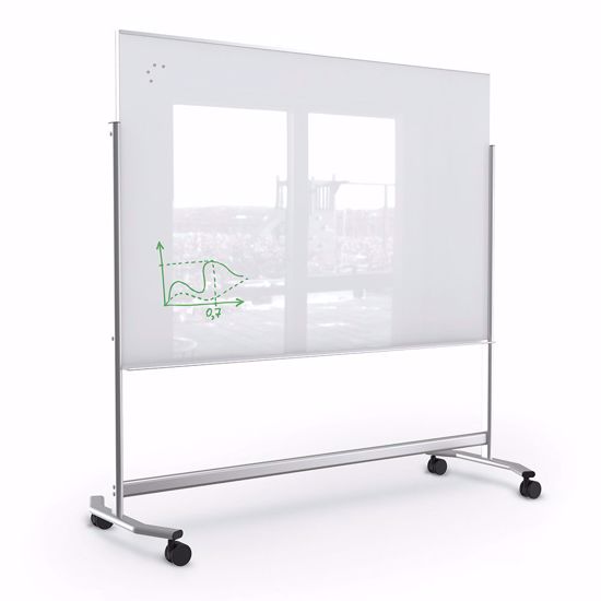 Picture of Visionary Move Mobile Magnetic Glassboard - 4x6