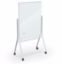 Picture of White Visionary Curve Mobile Glass Whiteboard - 3 x 4 - White Low Iron