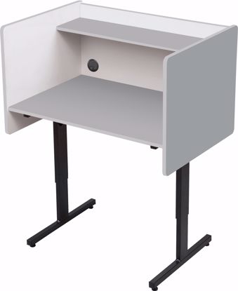 Picture of STUDY CARREL-HPL (Gray)
