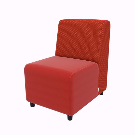 Picture of Linear Armless Chair- 22Lx31Dx35H- 4 Legs, Glides, or Casters - Fomcore Linear Armless Series                                                                                                                                                                                                                                                                                                                   