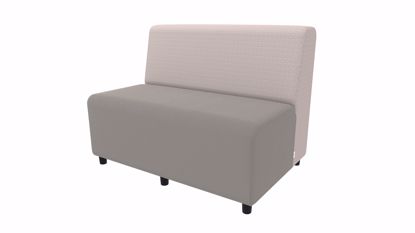 Picture of Linear Armless Loveseat-45Lx31Dx35H- 6 Legs, Glides, or Casters - Fomcore Linear Armless Series                                                                                                                                                                                                                                                                                                                 