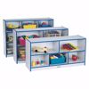 Picture of Rainbow Accents® Low Single Mobile Storage Unit - Red