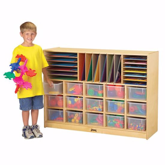 Picture of Jonti-Craft® Sectional Cubbie-Tray Mobile Unit - without Trays