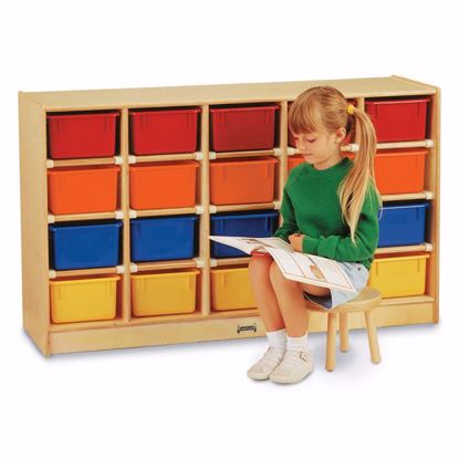 Picture of Jonti-Craft® 20 Cubbie-Tray Mobile Storage - without Trays