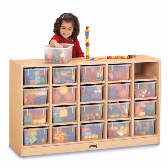 Picture of MapleWave® 20 Cubbie-Tray Mobile Storage - without Trays