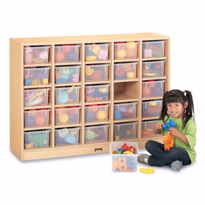 Picture of MapleWave® 25 Cubbie-Tray Mobile Storage - without Trays