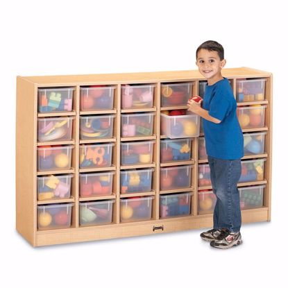 Picture of MapleWave® 30 Cubbie-Tray Mobile Storage - without Trays