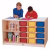 Picture of Jonti-Craft® Mobile Storage Island - with Clear Trays