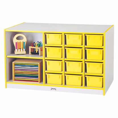 Picture of Rainbow Accents® Mobile Storage Island - without Trays - Orange