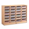 Picture of MapleWave® 24 Paper-Tray Mobile Storage - without Paper-Trays