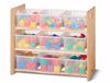 Picture of Jonti-Craft® Cubbie-Tray Storage Rack - with Clear Cubbie-Trays