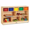 Picture of Jonti-Craft® Low Combo Mobile Storage Unit - with Colored Bins