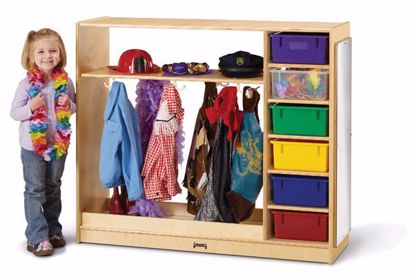 Picture of Jonti-Craft® Dress-Up Storage – with Colored Tubs