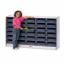 Picture of Rainbow Accents® 30 Paper-Tray Mobile Storage - without Paper-Trays - Teal