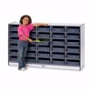 Picture of Rainbow Accents® 30 Paper-Tray Mobile Storage - with Paper-Trays - Navy