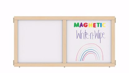 Picture of KYDZ Suite® Panel - T-height - 48" Wide - Magnetic Write-n-Wipe