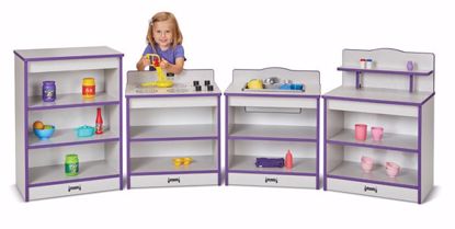 Picture of Rainbow Accents® Toddler Kitchen 4 Piece Set - Purple