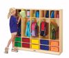 Picture of Jonti-Craft® Large Locker Organizer – with 10 Colored Tubs
