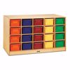 Picture of Jonti-Craft® Double-Sided Island – Single + 20 Cubbie-Tray - with Colored Trays