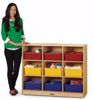 Picture of Jonti-Craft® 9 Tub Large Mobile Unit - with Colored Tubs