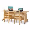 Picture of Jonti-Craft® Apollo Double Computer Desk - Blue Top