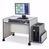 Picture of Rainbow Accents® Enterprise Single Computer Desk - Navy