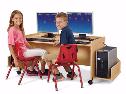 Picture of MapleWave® Enterprise Double Computer Desk
