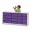 Picture of Rainbow Accents® 20 Tub Mobile Storage - without Tubs - Blue