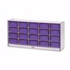 Picture of Rainbow Accents® 20 Tub Mobile Storage - without Tubs - Purple