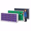Picture of Rainbow Accents® 25 Tub Mobile Storage - with Tubs - Blue