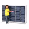 Picture of Rainbow Accents® 30 Tub Mobile Storage - without Tubs - Purple