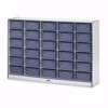 Picture of Rainbow Accents® 30 Tub Mobile Storage - with Tubs - Blue