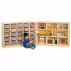 Picture of Jonti-Craft® E-Z Glide 25 Cubbie-Tray Fold-n-Lock - with Colored Trays