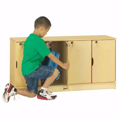 Picture of Jonti-Craft® Stacking Lockable Lockers -  Single Stack - ThriftyKYDZ®