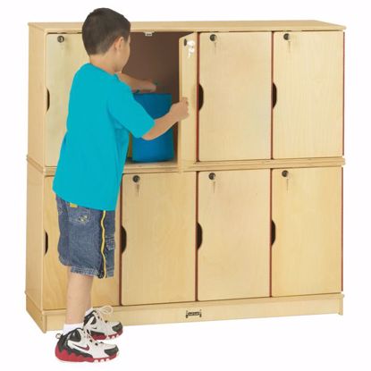 Picture of Jonti-Craft® Stacking Lockable Lockers -  Double Stack