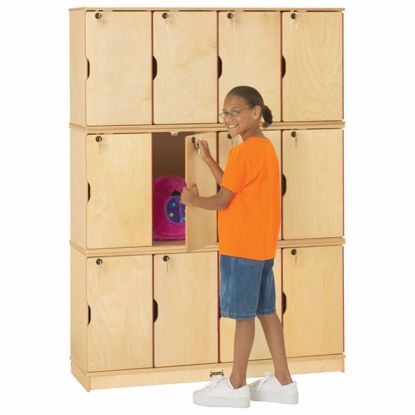 Picture of Jonti-Craft® Stacking Lockable Lockers -  Triple Stack - ThriftyKYDZ®