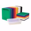 Picture of Jonti-Craft® Table with Storage - 15" - 24" Ht - with Colored Paper-Trays