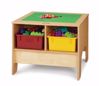 Picture of Jonti-Craft® KYDZ Building Table - Traditional Brick Compatible - with Colored Tubs