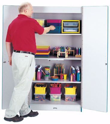 Picture of Rainbow Accents® Classroom Closet Deluxe - Blue