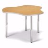Picture of Berries® Collaborative Hub Table - 44" X 47" - Oak/Gray