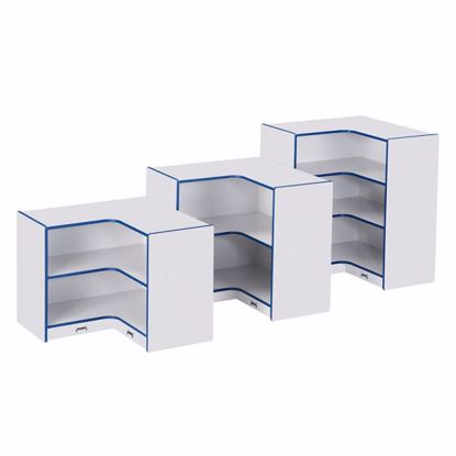 Picture of Rainbow Accents® Low Inside Corner Storage - Blue
