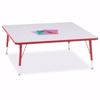 Picture of Berries® Square Activity Table - 48" X 48", T-height - Maple/Maple/Camel