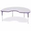 Picture of Berries® Kidney Activity Table - 48" X 72", A-height - Gray/Purple/Purple