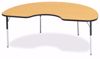 Picture of Berries® Kidney Activity Table - 48" X 72", A-height - Maple/Black/Black