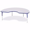 Picture of Berries® Kidney Activity Table - 48" X 72", E-height - Gray/Blue/Blue