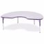 Picture of Berries® Kidney Activity Table - 48" X 72", E-height - Gray/Purple/Purple