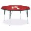 Picture of Berries® Octagon Activity Table - 48" X 48", E-height - Red/Black/Black