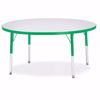 Picture of Berries® Round Activity Table - 48" Diameter, E-height - Gray/Green/Green