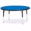 Picture of Berries® Round Activity Table - 48" Diameter, E-height - Blue/Black/Black